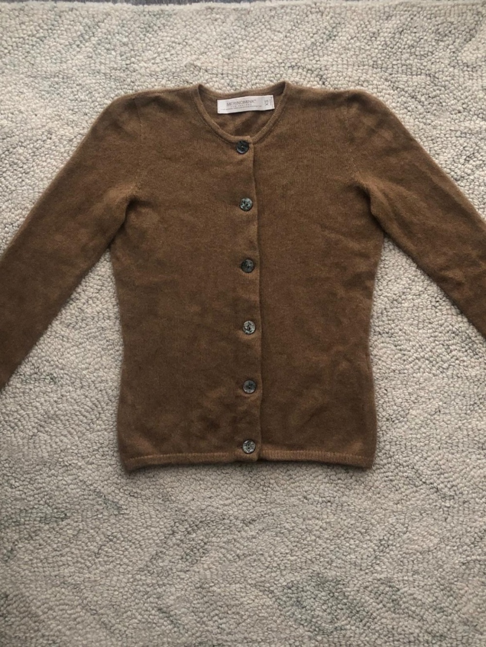 RARE Possum/Merino/Silk Camel Cardigan